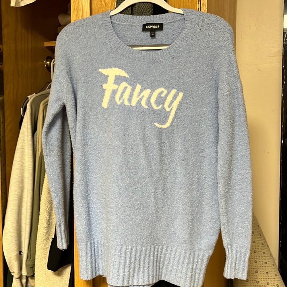 blue express sweater